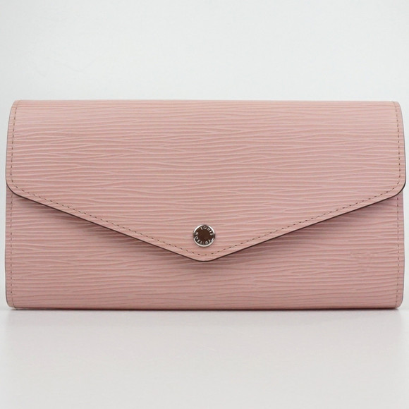 Louis Vuitton Epi Ballerine Wallet flap pink Rose Sarah Portefeuille long Pink - Picture 1 of 9